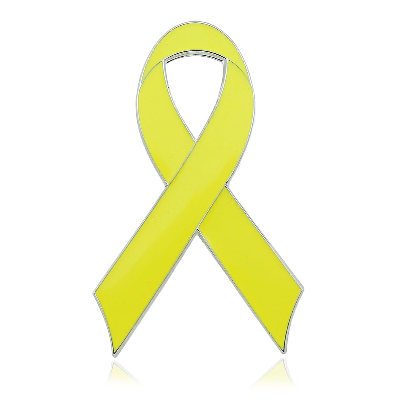 CMajor Yellow flat Awareness Ribbon Lapel Pins