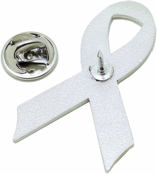 Black Ribbon Awareness Enamel Lapel Pin Religious Spiritual Pin Brooch