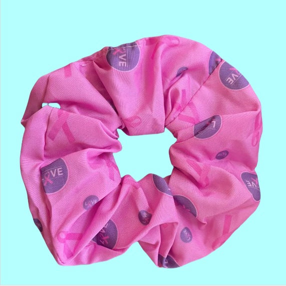 Pink Ribbon Charity Scrunchies - Breast Health Awareness Special Edition Hair Accessories