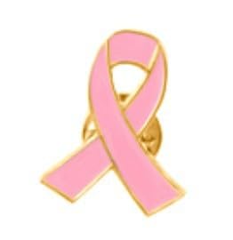 Official Pink Ribbon Breast Cancer Awareness Lapel Pin