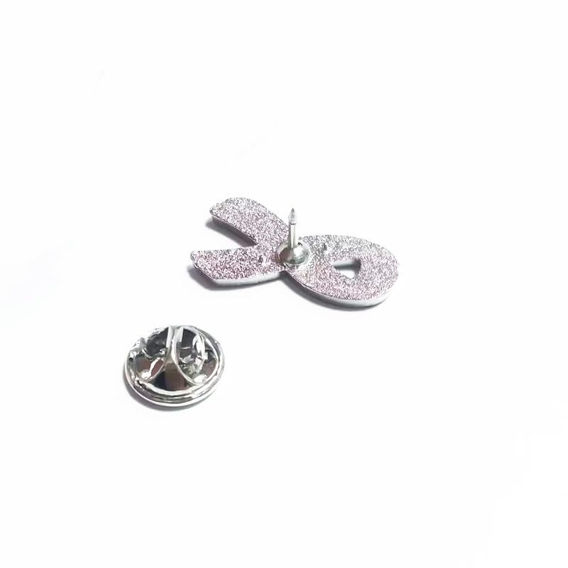 Pink Ribbon Breast Cancer Awareness Lapel Pin
