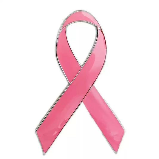 CMajor Pink Ribbon Breast Cancer Awareness Magnetic Badge Lapel Pin
