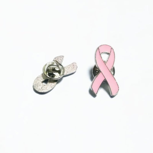 Pink Ribbon Breast Cancer Awareness Lapel Pin