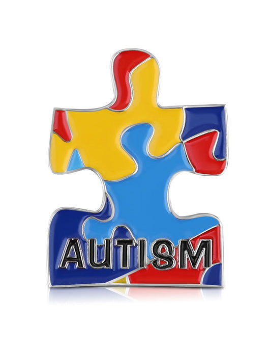 Awarness Autism Puzzle Piece Enamel Lapel Pin