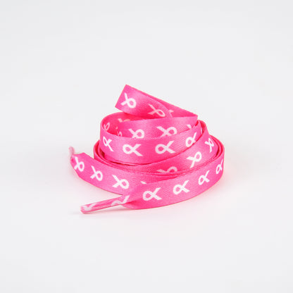 Breast Cancer Awareness Shoelaces 120cm Pink Ribbon Shoelace For Runners And Marathons Athletic Strings Sneaker Tennis Sneaker Pack Of 10pcs Wholesale