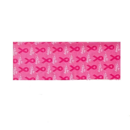 Breast Cancer Awareness Stretchy Headband for Women Girls Pink Ribbon Head Bandana Non-Slip Knotted Headbands Elastic Wide Cancer Survivor Sweatband Workout Sport Yoga Running Hair Accessories 3PCS