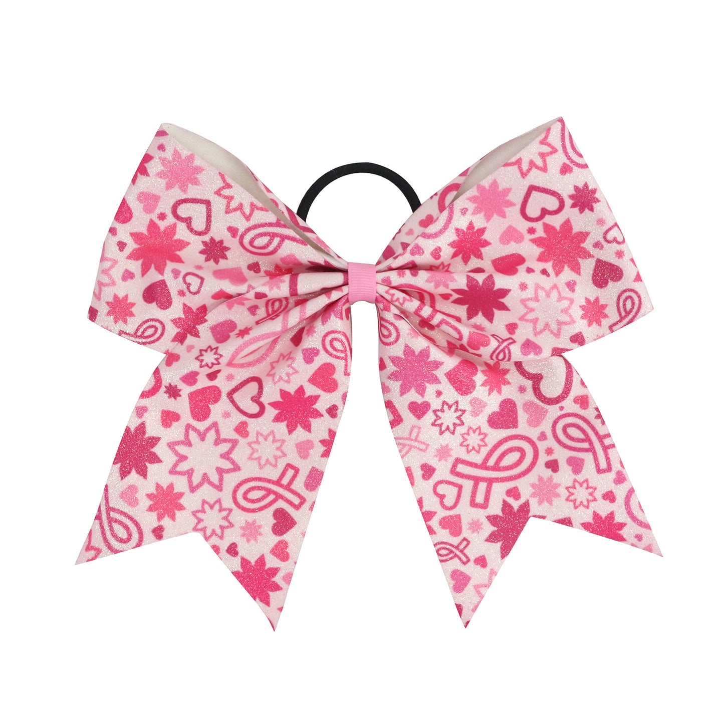 Breast Cancer Awareness Leather Hair Ties and Pink Ribbon Hair Accessories for Charity Events & Festivals Wholesale MOQ 500pcs