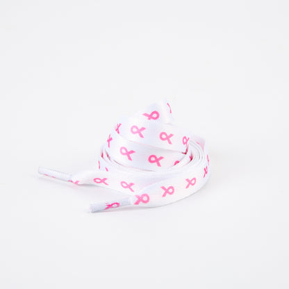 Breast Cancer Awareness Shoelaces 120cm Pink Ribbon Shoelace For Runners And Marathons Athletic Strings Sneaker Tennis Sneaker Pack Of 10pcs Wholesale